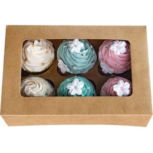 Set of 15 Cupcake Boxes with Inserts
